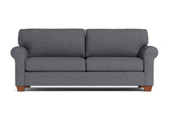 Lafayette Queen Size Sleeper Sofa :: Leg Finish: Pecan / Sleeper Option: Deluxe Innerspring Mattress