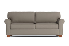 Lafayette Queen Size Sleeper Sofa :: Leg Finish: Pecan / Sleeper Option: Deluxe Innerspring Mattress