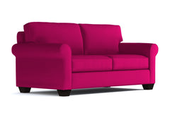 Lafayette Apartment Size Velvet Sleeper Sofa :: Leg Finish: Espresso / Sleeper Option: Deluxe Innerspring Mattress