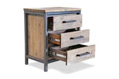 Lofton Nightstand ACACIA/IRON