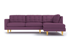 Logan 2pc Sectional Sofa :: Leg Finish: Natural / Configuration: RAF - Chaise on the Right