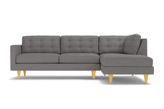 Logan 2pc Sectional Sofa :: Leg Finish: Natural / Configuration: RAF - Chaise on the Right