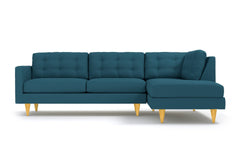 Logan 2pc Sectional Sofa :: Leg Finish: Natural / Configuration: RAF - Chaise on the Right