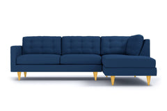 Logan 2pc Sectional Sofa :: Leg Finish: Natural / Configuration: RAF - Chaise on the Right