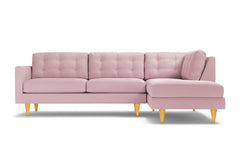 Logan 2pc Sectional Sofa :: Leg Finish: Natural / Configuration: RAF - Chaise on the Right