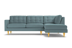 Logan 2pc Sectional Sofa :: Leg Finish: Natural / Configuration: RAF - Chaise on the Right