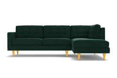 Logan 2pc Sectional Sofa :: Leg Finish: Natural / Configuration: RAF - Chaise on the Right