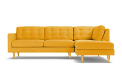 Logan 2pc Sectional Sofa :: Leg Finish: Natural / Configuration: RAF - Chaise on the Right