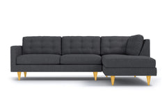 Logan 2pc Sectional Sofa :: Leg Finish: Natural / Configuration: RAF - Chaise on the Right