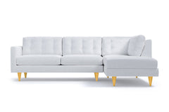 Logan 2pc Sectional Sofa :: Leg Finish: Natural / Configuration: RAF - Chaise on the Right