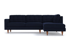 Logan 2pc Sectional Sofa :: Leg Finish: Pecan / Configuration: RAF - Chaise on the Right