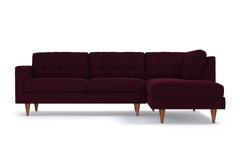 Logan 2pc Sectional Sofa :: Leg Finish: Pecan / Configuration: RAF - Chaise on the Right