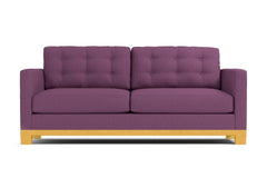 Logan Drive Apartment Size Sleeper Sofa :: Leg Finish: Natural / Sleeper Option: Deluxe Innerspring Mattress