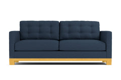 Logan Drive Apartment Size Sleeper Sofa :: Leg Finish: Natural / Sleeper Option: Deluxe Innerspring Mattress