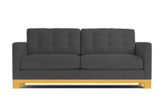 Logan Drive Apartment Size Sleeper Sofa :: Leg Finish: Natural / Sleeper Option: Deluxe Innerspring Mattress