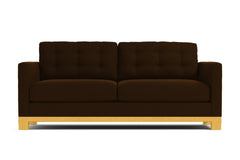 Logan Drive Twin Size Sleeper Sofa :: Leg Finish: Natural / Sleeper Option: Deluxe Innerspring Mattress