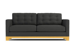 Logan Drive Twin Size Sleeper Sofa :: Leg Finish: Natural / Sleeper Option: Deluxe Innerspring Mattress