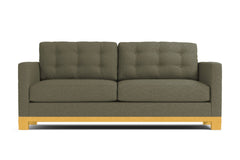 Logan Drive Apartment Size Sleeper Sofa :: Leg Finish: Natural / Sleeper Option: Memory Foam Mattress