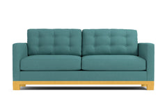 Logan Drive Apartment Size Sleeper Sofa :: Leg Finish: Natural / Sleeper Option: Deluxe Innerspring Mattress