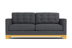 Logan Drive Twin Size Sleeper Sofa :: Leg Finish: Natural / Sleeper Option: Deluxe Innerspring Mattress