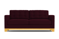Logan Drive Apartment Size Sleeper Sofa :: Leg Finish: Natural / Sleeper Option: Deluxe Innerspring Mattress