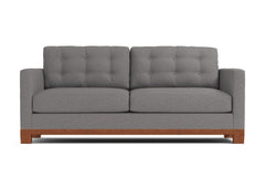 Logan Drive Apartment Size Sleeper Sofa :: Leg Finish: Pecan / Sleeper Option: Deluxe Innerspring Mattress