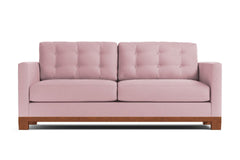 Logan Drive Twin Size Sleeper Sofa :: Leg Finish: Pecan / Sleeper Option: Deluxe Innerspring Mattress