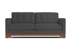 Logan Drive Twin Size Sleeper Sofa :: Leg Finish: Pecan / Sleeper Option: Deluxe Innerspring Mattress