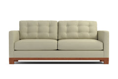 Logan Drive Apartment Size Sleeper Sofa :: Leg Finish: Pecan / Sleeper Option: Memory Foam Mattress