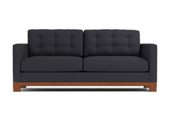 Logan Drive Apartment Size Sleeper Sofa :: Leg Finish: Pecan / Sleeper Option: Deluxe Innerspring Mattress