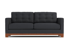 Logan Drive Apartment Size Sleeper Sofa :: Leg Finish: Pecan / Sleeper Option: Memory Foam Mattress