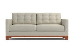 Logan Drive Twin Size Sleeper Sofa :: Leg Finish: Pecan / Sleeper Option: Deluxe Innerspring Mattress