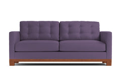 Logan Drive Apartment Size Sleeper Sofa :: Leg Finish: Pecan / Sleeper Option: Deluxe Innerspring Mattress