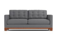 Logan Drive Twin Size Sleeper Sofa :: Leg Finish: Pecan / Sleeper Option: Memory Foam Mattress