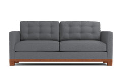 Logan Drive Twin Size Sleeper Sofa :: Leg Finish: Pecan / Sleeper Option: Memory Foam Mattress