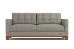Logan Drive Apartment Size Sleeper Sofa :: Leg Finish: Pecan / Sleeper Option: Memory Foam Mattress
