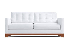 Logan Drive Apartment Size Sleeper Sofa :: Leg Finish: Pecan / Sleeper Option: Memory Foam Mattress