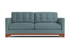 Logan Drive Queen Size Sleeper Sofa :: Leg Finish: Pecan / Sleeper Option: Deluxe Innerspring Mattress