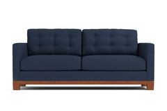 Logan Drive Queen Size Sleeper Sofa :: Leg Finish: Pecan / Sleeper Option: Deluxe Innerspring Mattress