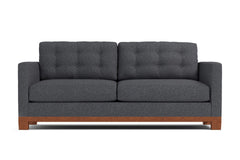 Logan Drive Queen Size Sleeper Sofa :: Leg Finish: Pecan / Sleeper Option: Memory Foam Mattress