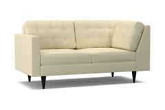 Logan Left Arm Corner Apt Size Sofa :: Leg Finish: Espresso / Configuration: LAF - Chaise on the Left