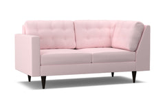 Logan Left Arm Corner Apt Size Sofa :: Leg Finish: Espresso / Configuration: LAF - Chaise on the Left
