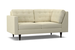Logan Left Arm Corner Apt Size Sofa :: Leg Finish: Espresso / Configuration: LAF - Chaise on the Left