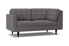 Logan Left Arm Corner Apt Size Sofa :: Leg Finish: Espresso / Configuration: LAF - Chaise on the Left