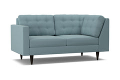 Logan Left Arm Corner Apt Size Sofa :: Leg Finish: Espresso / Configuration: LAF - Chaise on the Left