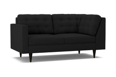 Logan Left Arm Corner Apt Size Sofa :: Leg Finish: Espresso / Configuration: LAF - Chaise on the Left