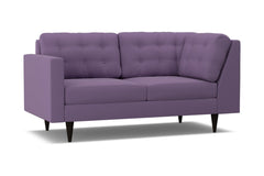 Logan Left Arm Corner Apt Size Sofa :: Leg Finish: Espresso / Configuration: LAF - Chaise on the Left