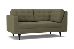 Logan Left Arm Corner Apt Size Sofa :: Leg Finish: Espresso / Configuration: LAF - Chaise on the Left