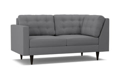 Logan Left Arm Corner Apt Size Sofa :: Leg Finish: Espresso / Configuration: LAF - Chaise on the Left