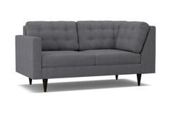 Logan Left Arm Corner Apt Size Sofa :: Leg Finish: Espresso / Configuration: LAF - Chaise on the Left